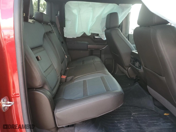 2022 GMC Sierra 3500HD Denali with VIN 1GT49WEY2NF137602, listed as a Copart auction lot 46927635 with 20,038 mi miles and Salvage Title. Bid and sale history available at carsss.com. Image 10.