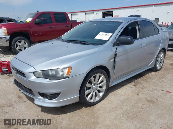2008 Mitsubishi Lancer GTS with VIN JA3AU86U28U026507, listed as a IAAI auction lot 42033357 with 153,589 mi miles. Bid and sale history available at carsss.com. Image 17.