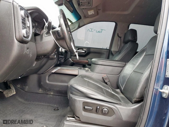 2019 GMC Sierra 1500 SLT with VIN 3GTU9DED1KG196023, listed as a Copart auction lot 45236725 with 120,789 mi miles and Salvage Title. Bid and sale history available at carsss.com. Image 7.