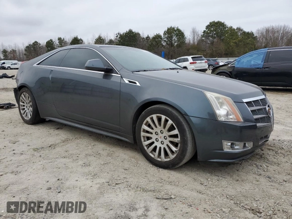 2011 Cadillac CTS Performance with VIN 1G6DK1EDXB0127616, listed as a Copart auction lot 49124605 with 129,882 mi miles and Salvage title. Bid and sale history available at DreamBid. Image 4.