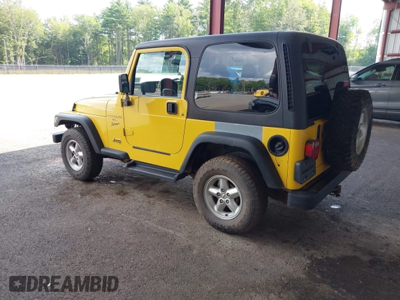 2001 Jeep Wrangler Sport with VIN 1J4FA49S81P370778, listed as a IAAI auction lot 42715015 with 123,259 mi miles and . Bid and sale history available at DreamBid. Image 3.