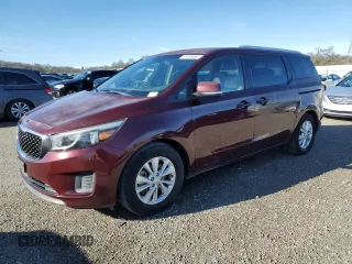 2015 Kia Sedona LX with VIN KNDMB5C12F6039580, listed as a Copart auction lot 48146684 with 108,410 mi miles and Non Repairable. Bid and sale history available at carsss.com. Image 1.