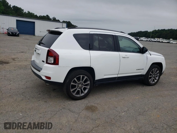 2017 Jeep Compass 75th Anniversary Edition with VIN 1C4NJDBB5HD168276, listed as a Copart auction lot 54516835 with 95,153 mi miles and Clean Title. Bid and sale history available at carsss.com. Image 3.