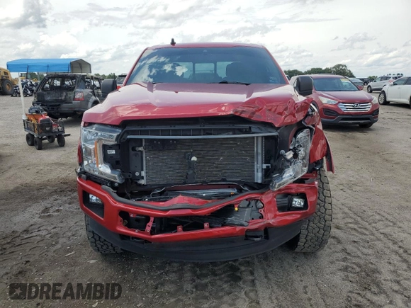 2020 Ford F-150 XL with VIN 1FTEW1EP0LFC30820, listed as a Copart auction lot 58323435 with 59,659 mi miles and Salvage title. Bid and sale history available at DreamBid. Image 5.