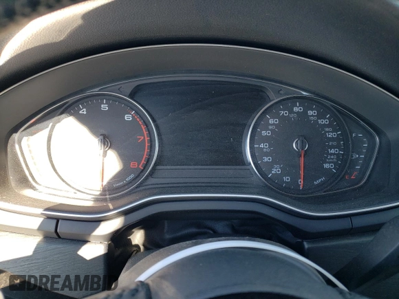 2020 Audi A4 Premium with VIN WAUDNAF45LN014208, listed as a Copart auction lot 89218695 with Not provided miles and Salvage title. Bid and sale history available at DreamBid. Image 9.