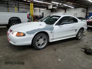 1997 Ford Mustang GT with VIN 1FALP42X3VF140564, listed as a Copart auction lot 44240605 with 120,738 mi miles and Salvage title. Bid and sale history available at DreamBid. Image 1.