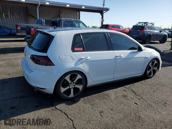 2016 Volkswagen GTI SE z VIN 3VW4T7AU2GM042340, wystawiony jako Copart lot #55528455 z przebiegiem 86 945 mil mil oraz Szkoda całkowita • Salvage title. Historia ofert i sprzedaży dostępna na DreamBid. Obrazek 3.