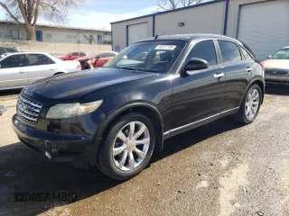 2003 Infiniti FX35 w/Options with VIN JNRAS08W63X200934, listed as a Copart auction lot 46357785 with 196,933 mi miles and Salvage Title. Bid and sale history available at carsss.com. Image 1.