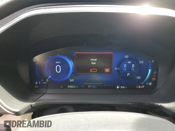 2020 Ford Escape Titanium Hybrid with VIN 1FMCU9DZ2LUC10252, listed as a Copart auction lot 56344755 with 31,382 mi miles and Salvage title. Bid and sale history available at DreamBid. Image 9.