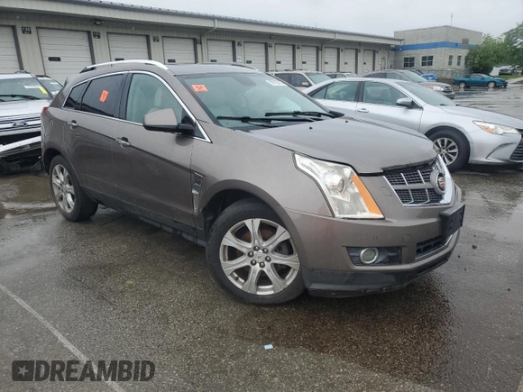 2011 Cadillac SRX Premium Collection with VIN 3GYFNCEY2BS661868, listed as a Copart auction lot 57813015 with 175,726 mi miles and Salvage title. Bid and sale history available at DreamBid. Image 4.