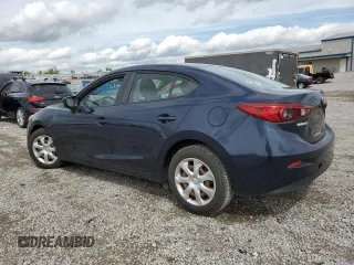 2017 Mazda 3 Sport with VIN 3MZBN1U70HM150090, listed as a Copart auction lot 53335695 with 93,763 mi miles and Salvage Title. Bid and sale history available at DreamBid. Image 2.
