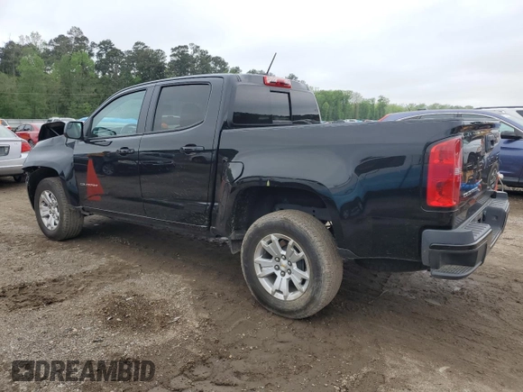 2022 Chevrolet Colorado 2WD LT with VIN 1GCGSCEN9N1248375, listed as a Copart auction lot 51471005 with 65,608 mi miles and Salvage title. Bid and sale history available at DreamBid. Image 2.