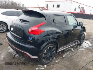 2013 Nissan Juke S with VIN JN8AF5MV6DT232097, listed as a IAAI auction lot 41126299 with 129,828 mi miles. Bid and sale history available at carsss.com. Image 4.