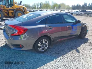 2017 Honda Civic Sedan LX with VIN 2HGFC2F58HH574855, listed as a IAAI auction lot 42058279 with 89,442 mi miles. Bid and sale history available at carsss.com. Image 4.