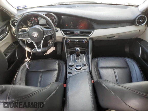 2019 Alfa Romeo Giulia with VIN ZARFAMAN9K7607068, listed as a Copart auction lot 55705655 with 97,939 mi miles and Clean title. Bid and sale history available at DreamBid. Image 8.