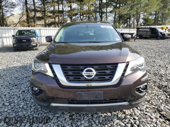 2019 Nissan Pathfinder SL with VIN 5N1DR2MM3KC611962, listed as a Copart auction lot 52697465 with 53,768 mi miles and Salvage Title. Bid and sale history available at carsss.com. Image 5.
