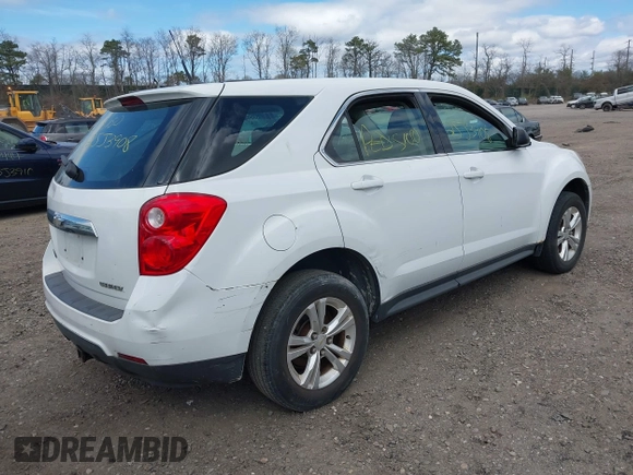 2011 Chevrolet Equinox LS with VIN 2GNALBEC2B1172040, listed as a IAAI auction lot 42059522 with 999,999 mi miles. Bid and sale history available at carsss.com. Image 4.