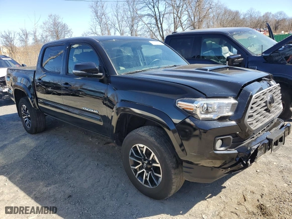 2023 Toyota Tacoma 4WD SR with VIN 3TMCZ5AN6PM539157, listed as a Copart auction lot 51037375 with 39,566 mi miles and Salvage Title. Bid and sale history available at carsss.com. Image 4.