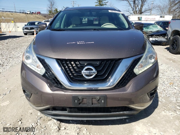 2016 Nissan Murano S with VIN 5N1AZ2MG6GN140205, listed as a Copart auction lot 48783545 with 117,499 mi miles and Salvage Title. Bid and sale history available at carsss.com. Image 5.