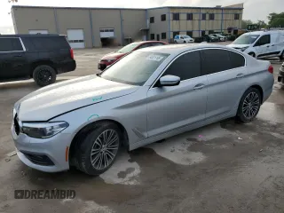 2017 BMW 5 Series 530i z VIN WBAJA5C36HG456248, wystawiony jako Copart lot #54521155 z przebiegiem 126 446 mil mil oraz Szkoda całkowita • Salvage title. Historia ofert i sprzedaży dostępna na DreamBid. Obrazek 1.
