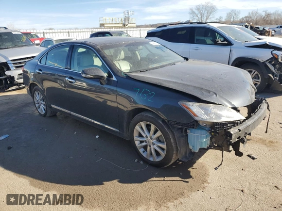 2011 Lexus ES with VIN JTHBK1EG0B2434021, listed as a Copart auction lot 44383675 with 71,182 mi miles and Salvage Title. Bid and sale history available at carsss.com. Image 4.