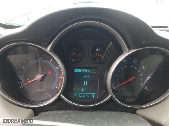 2013 Chevrolet Cruze LS with VIN 1G1PA5SG5D7295346, listed as a Copart auction lot 53536695 with 192,497 mi miles and Clean Title. Bid and sale history available at carsss.com. Image 9.
