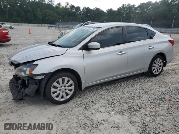 2017 Nissan Sentra S with VIN 3N1AB7AP0HY228152, listed as a Copart auction lot 59501525 with 109,592 mi miles and Salvage title. Bid and sale history available at DreamBid. Image 1.