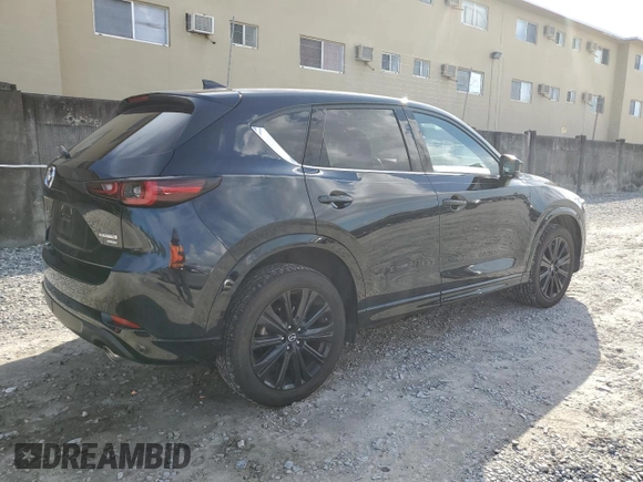 2022 Mazda CX-5 2.5 Turbo with VIN JM3KFBAY8N0619340, listed as a Copart auction lot 46217955 with 13,604 mi miles and Salvage Title. Bid and sale history available at carsss.com. Image 3.
