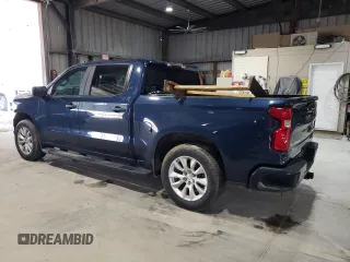 2020 Chevrolet Silverado 1500 Custom with VIN 3GCPWBEK1LG375611, listed as a Copart auction lot 54443785 with 116,591 mi miles and Salvage Title. Bid and sale history available at DreamBid. Image 2.