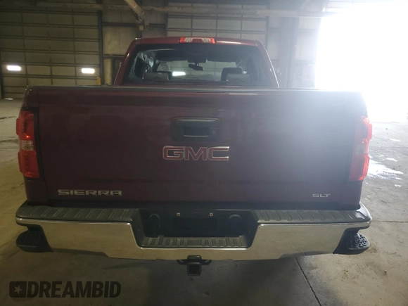 2014 GMC Sierra 1500 SLT with VIN 3GTU2VEC2EG376925, listed as a Copart auction lot 51415765 with 139,104 mi miles and Salvage Title. Bid and sale history available at DreamBid. Image 6.