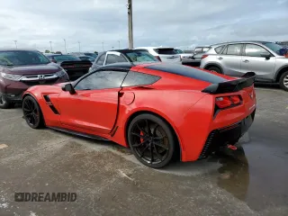 2017 Chevrolet Corvette Grand Sport 2LT with VIN 1G1YX2D77H5111816, listed as a Copart auction lot 74997504 with 19,891 mi miles and Non Repairable. Bid and sale history available at carsss.com. Image 2.