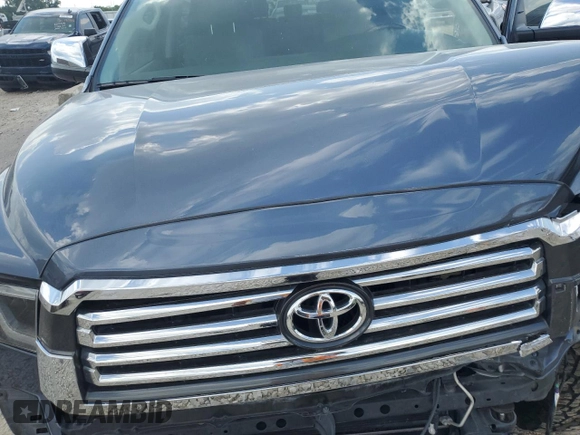 2018 Toyota Sequoia Platinum with VIN 5TDDY5G16JS159903, listed as a Copart auction lot 59853554 with 0 mi miles and Salvage Title. Bid and sale history available at carsss.com. Image 13.