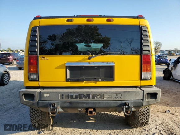 2003 Hummer H2 with VIN 5GRGN23U23H145779, listed as a Copart auction lot 72048564 with 268,329 mi miles and Clean Title. Bid and sale history available at carsss.com. Image 6.
