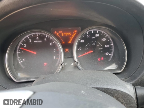 2014 Nissan Note SV with VIN 3N1CE2CP9EL373201, listed as a Copart auction lot 53180025 with 57,945 mi miles and Salvage Title. Bid and sale history available at DreamBid. Image 9.