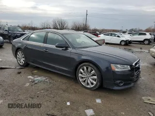 2017 Audi A8 L with VIN WAU44AFD5HN007060, listed as a Copart auction lot 84931284 with 110,855 mi miles and Salvage Title. Bid and sale history available at carsss.com. Image 4.