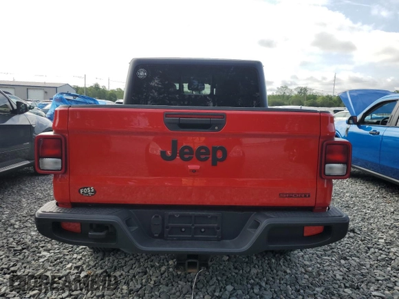 2020 Jeep Gladiator Sport S z VIN 1C6HJTAG3LL149915, wystawiony jako Copart lot #62252205 z przebiegiem 48 705 mil mil oraz Szkoda całkowita • Salvage title. Historia ofert i sprzedaży dostępna na DreamBid. Obrazek 6.