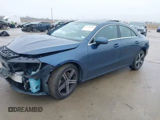 2020 Mercedes-Benz CLA with VIN WDD5J4HB9LN079259, listed as a IAAI auction lot 41450605 with 51,492 mi miles. Bid and sale history available at carsss.com. Image 2.