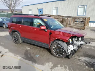 2025 Hyundai Santa Fe SEL with VIN 5NMP2DGL3SH070062, listed as a Copart auction lot 80900934 with 0 mi miles and Salvage Title. Bid and sale history available at carsss.com. Image 4.