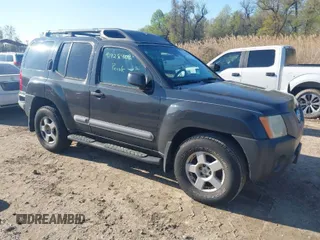 2005 Nissan Xterra S with VIN 5N1AN08W85C645690, listed as a IAAI auction lot 41928408 with 251,563 mi miles. Bid and sale history available at carsss.com. Image 1.