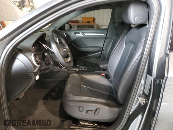 2018 Audi A3 Sedan Premium with VIN WAUAUGFF7J1008263, listed as a Copart auction lot 37766814 with 58,599 mi miles and Salvage Title. Bid and sale history available at carsss.com. Image 7.