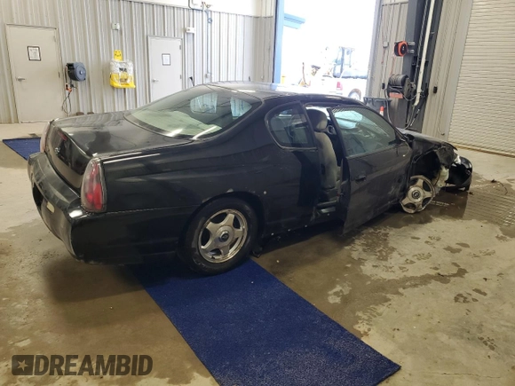 2005 Chevrolet Monte Carlo LS with VIN 2G1WW12E759124960, listed as a Copart auction lot 46934325 with 0 mi miles and Clean Title. Bid and sale history available at carsss.com. Image 3.