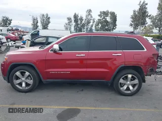2014 Jeep Grand Cherokee Limited with VIN 1C4RJEBM1EC382529, listed as a IAAI auction lot 40929174 with 154,851 mi miles. Bid and sale history available at carsss.com. Image 15.