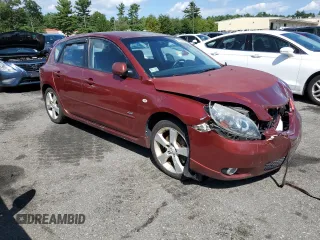2006 Mazda 3 S Sport with VIN JM1BK144161527909, listed as a Copart auction lot 68006044 with 257,196 mi miles and Salvage Title. Bid and sale history available at DreamBid. Image 4.