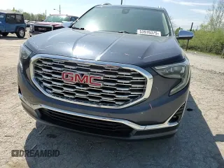 2019 GMC Terrain Denali with VIN 3GKALXEX9KL295684, listed as a Copart auction lot 53976375 with 92,706 mi miles and Salvage title. Bid and sale history available at DreamBid. Image 14.