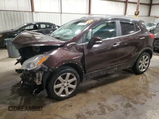 2016 Buick Encore Leather with VIN KL4CJGSB2GB584363, listed as a Copart auction lot 89092895 with 124,243 mi miles and Salvage Title. Bid and sale history available at carsss.com. Image 1.