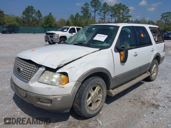 2003 Ford Expedition Eddie Bauer with VIN 1FMFU18LX3LC55692, listed as a IAAI auction lot 41913797 with 343,780 mi miles. Bid and sale history available at carsss.com. Image 6.