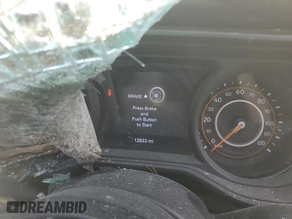 2024 Jeep Wrangler Sport with VIN 1C4PJXKN4RW197634, listed as a Copart auction lot 67890154 with 12,833 mi miles and Salvage title. Bid and sale history available at DreamBid. Image 9.
