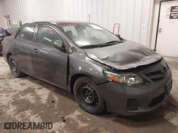 2012 Toyota Corolla L with VIN 5YFBU4EE9CP047479, listed as a IAAI auction lot 41727512 with 128,970 mi miles. Bid and sale history available at carsss.com. Image 1.