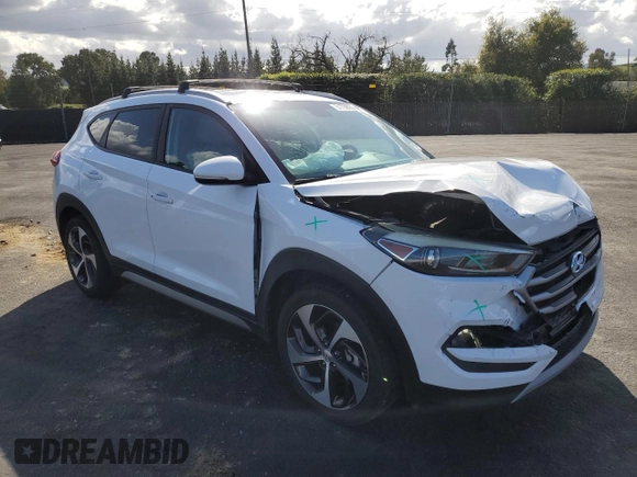 2017 Hyundai Tucson Sport with VIN KM8J3CA22HU293817, listed as a Copart auction lot 51739635 with 109,485 mi miles and Salvage Title. Bid and sale history available at DreamBid. Image 4.