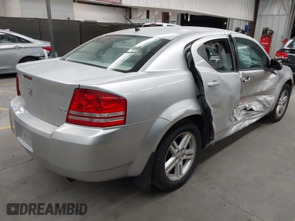 2008 Dodge Avenger SXT with VIN 1B3LC56K88N606043, listed as a IAAI auction lot 42542888 with 88,196 mi miles and . Bid and sale history available at DreamBid. Image 4.